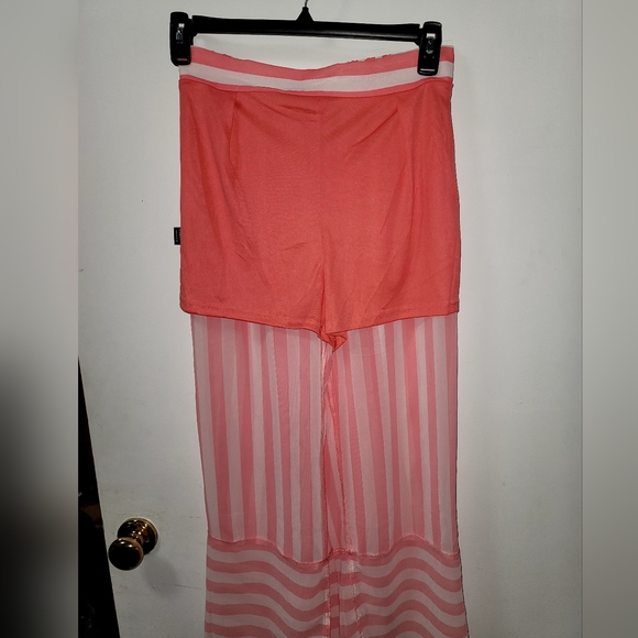 Women's Set pants & top various sizes with lining strapless shiffon - Picture 4 of 9
